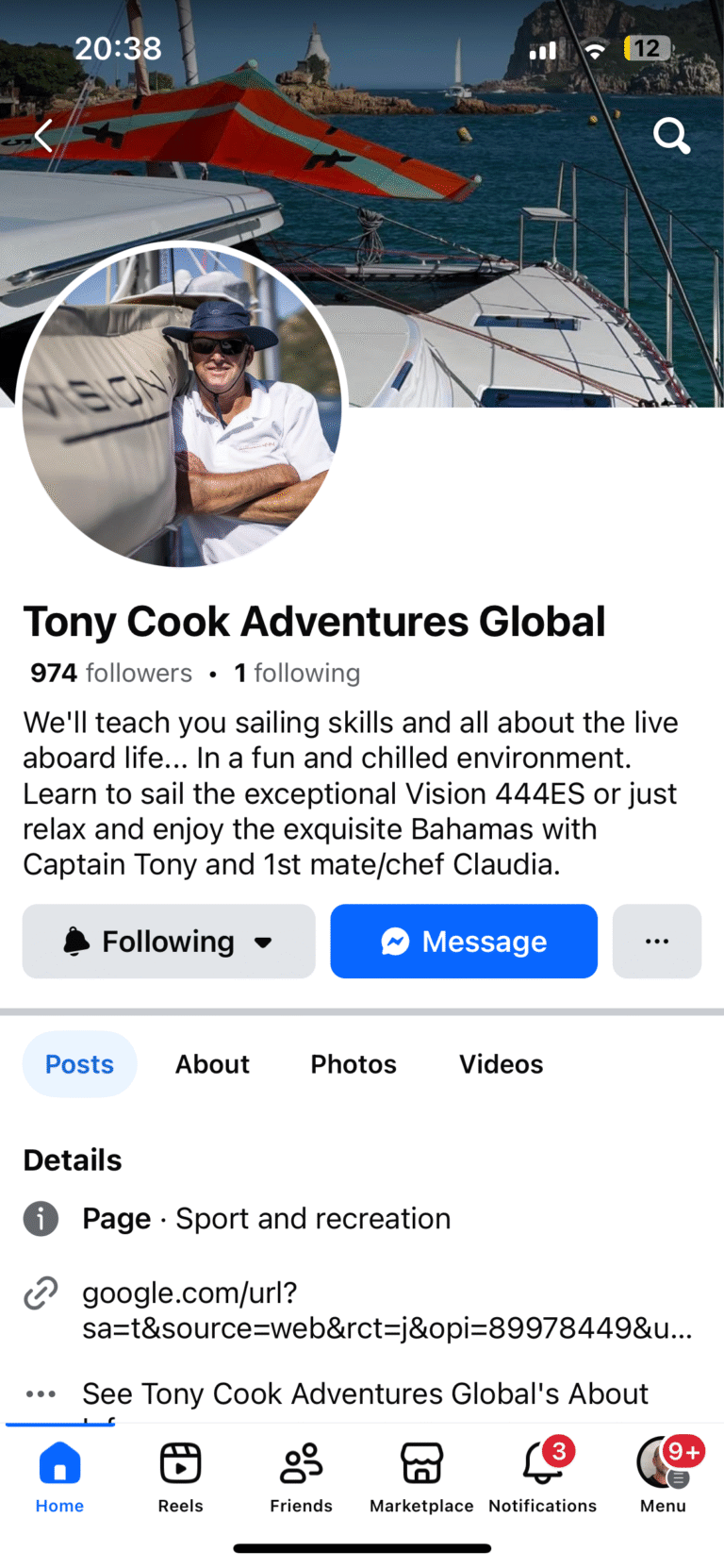 Screenshot of a Facebook feed